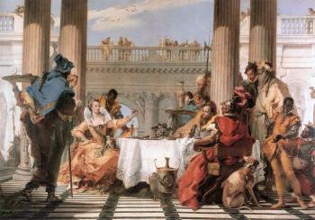 Giovanni Battista Tiepolo : The Banquet of Cleopatra II